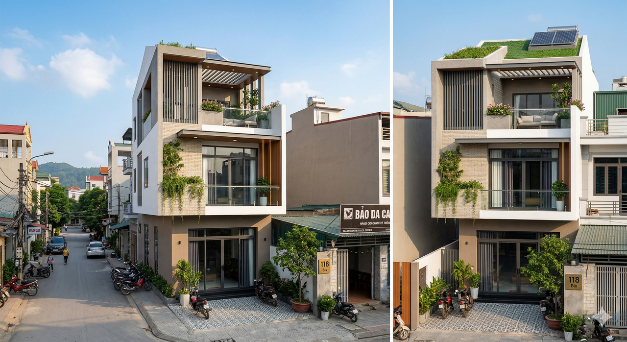 🏡 MẪU NHÀ PHỐ 3 TẦNG HIỆN ĐẠI – TỐI ƯU KHÔNG GIAN SỐNG