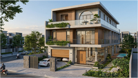 BIỆT THỰ HIỆN ĐẠI 3 TẦNG 13X20M – HỒ BƠI, GARAGE, BAN CÔNG XANH