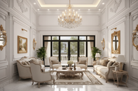 Nhà tân cổ điển - nội thất phòng khách